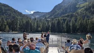 wedding on a boat lake tahoe